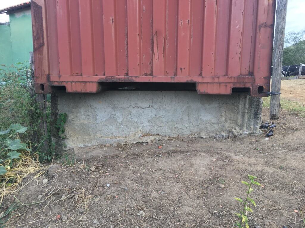 container para armazenar grãos